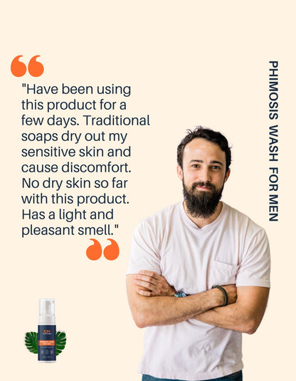 Cause Human Phimosis Wash for Men | 100ml | For healthy skin down there