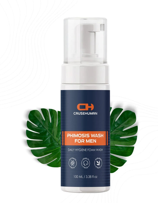 Cause Human Phimosis Wash for Men | 100ml | For healthy skin down there